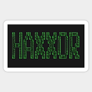 Haxxor Sticker